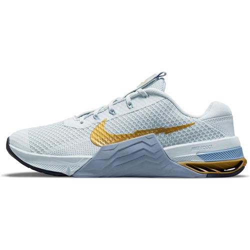 NIKE Sportssko 'METCON 7'  røgblå / pastelblå / guld / sort