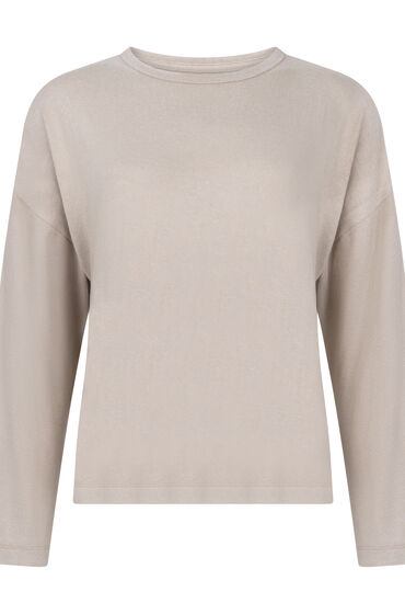 Hunkemöller Pyjamastop Jersey Beige