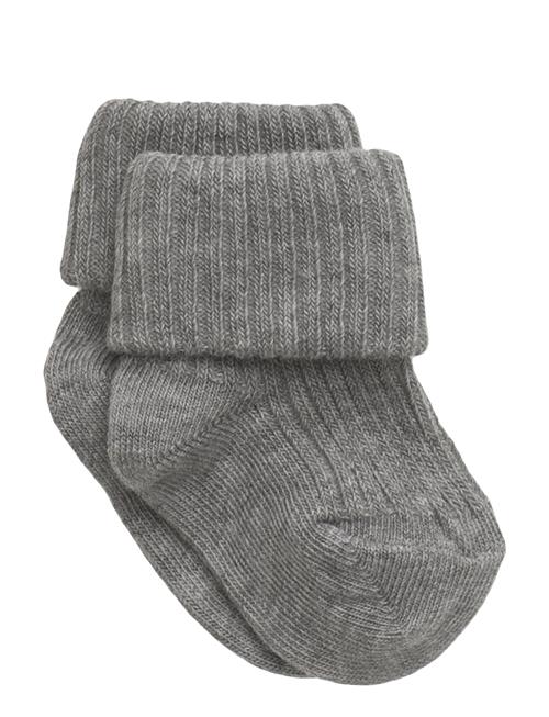 Cotton Rib Baby Socks Mp Denmark Grey