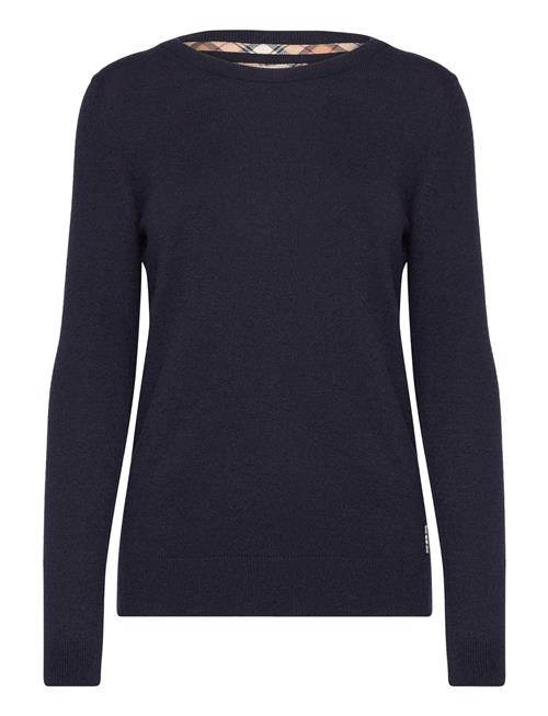 Barbour Pendle Crew Knitted Jumper Barbour Navy