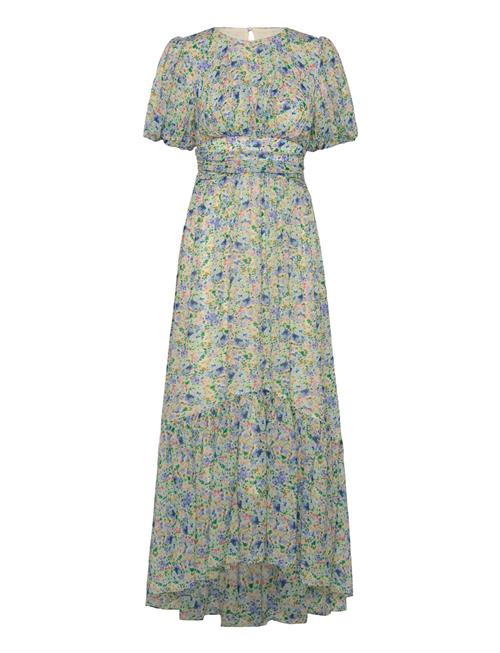 Beatrice Short Sleeve Maxi Dress Malina Blue