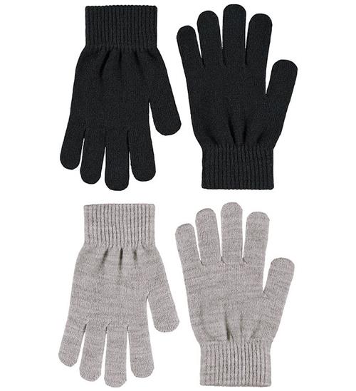 Molo Handsker - Akryl/Uld - Kiddy - 2-pak - Grey melange
