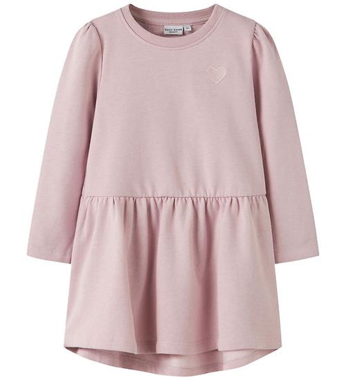 Name It Sweatkjole - NmfVima - Burnished Lilac/ Heart Embroidery