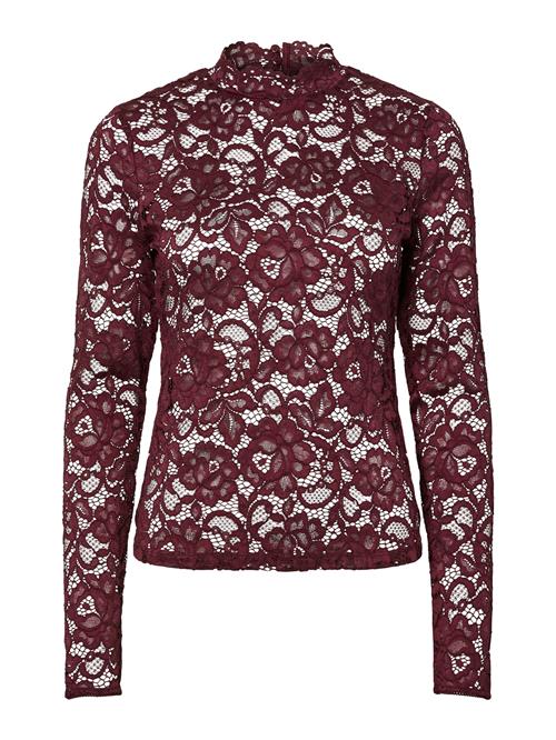 YAS Shirts 'YASLACEY'  vinrød