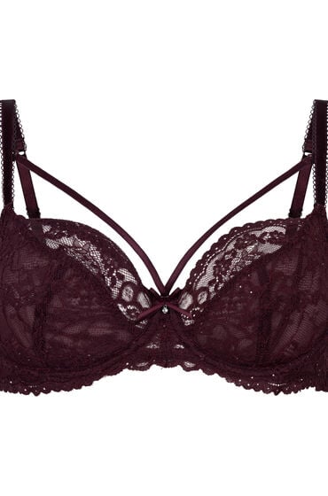 Hunkemöller Ikke-polstret bh med bøjle Isadora rød