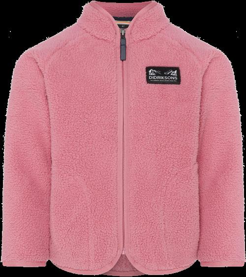 Didriksons Gibbs Kids 2 Jumper Med Halv Lynlås Heather Pink  Heather Pink-100 cm  Lyserød  100 cm  kvinde