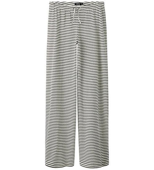 LMTD Bukser - Wide - NlfSeher - Black Coffee/White