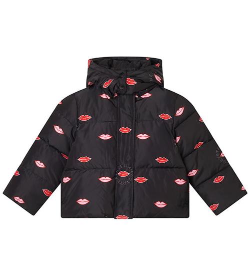 Stella McCartney Dynejakke - Sort m. Læber