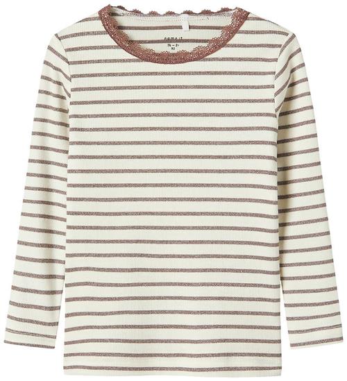 Name It Bluse - Slim - Rib - NmfNette - Peppercorn