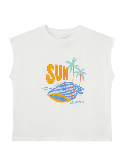 Compania Fantastica Shirts  blå / pastelgrøn / orange / hvid