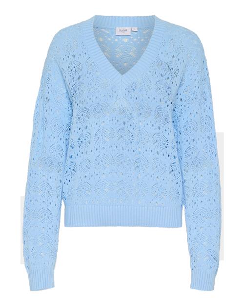 SAINT TROPEZ Pullover 'Juna'  himmelblå