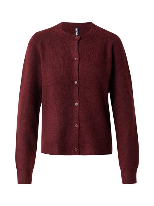 PIECES Cardigan 'PCMalou'  burgunder
