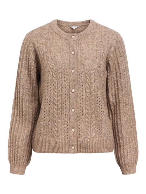 OBJECT Cardigan 'OBJFlora'  beige-meleret