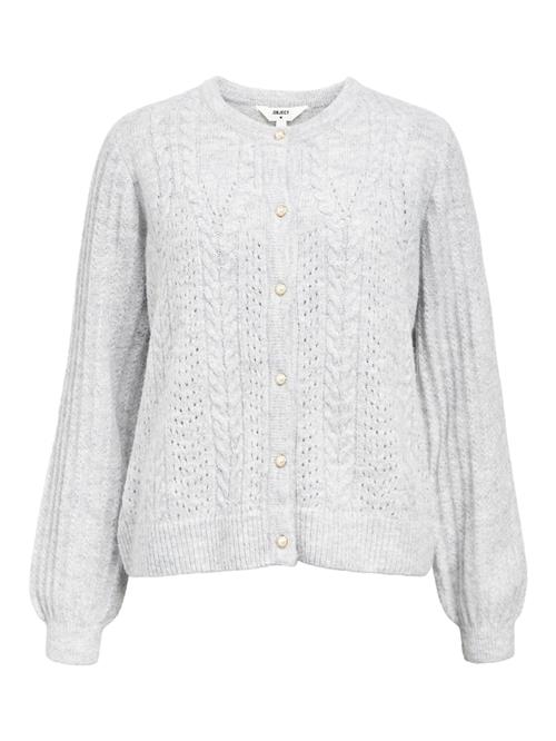 OBJECT Cardigan 'OBJFlora'  lysegrå
