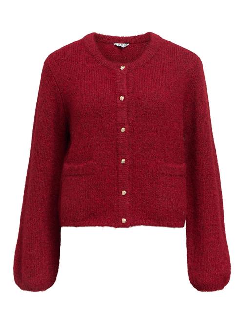 OBJECT Cardigan  vinrød