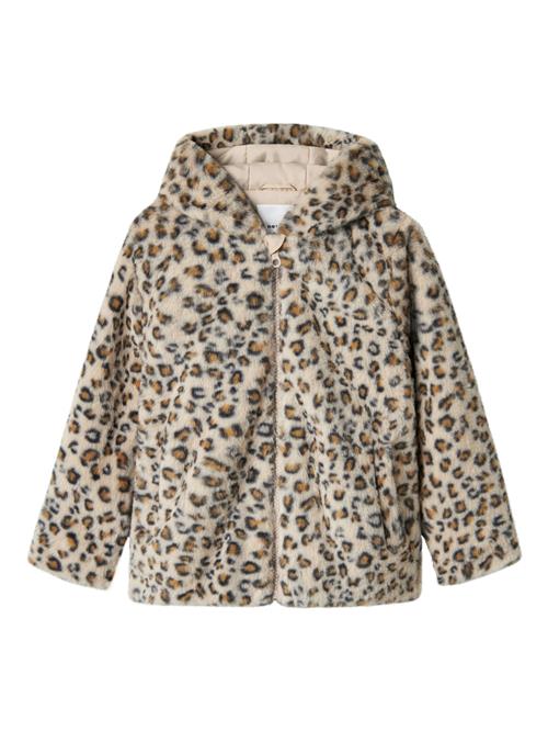 NAME IT Overgangsjakke 'NKFMILA'  camel / kit / sort