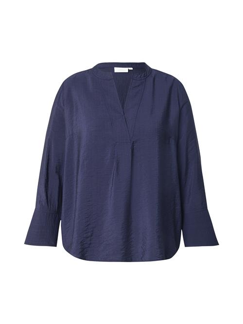 ONLY Carmakoma Bluse  natblå