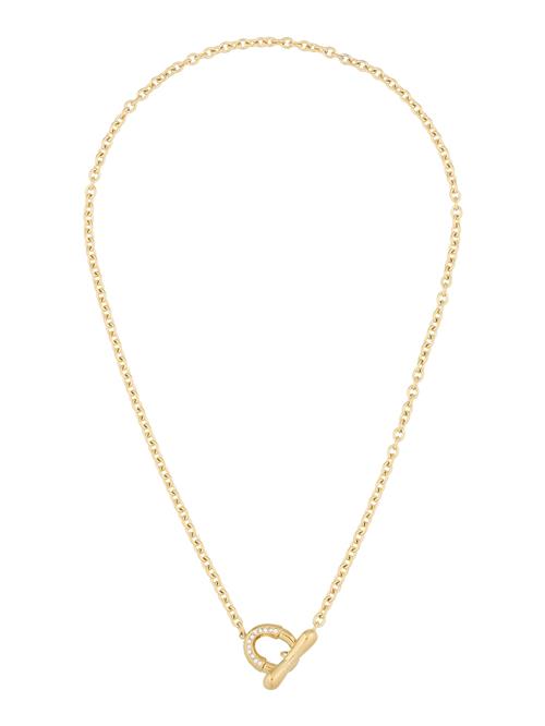 GUESS Kæde '16" LINK PAVE'  guld / transparent