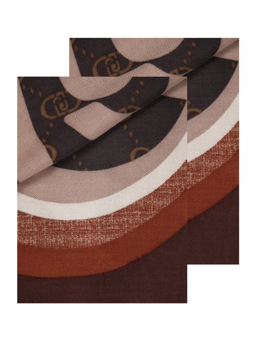 Liu Jo Sjal  brun / choko / sort / naturhvid