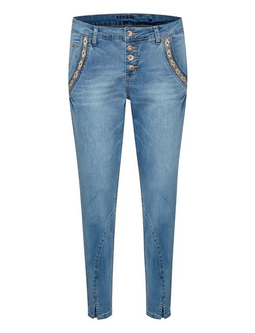Crholly Jeans - Baiily Fit 7/8 Cream Blue