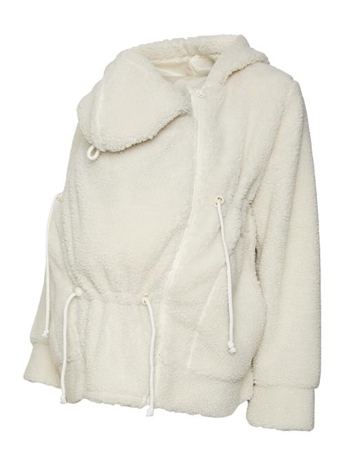 Mlrachel 3In1 Teddy Jacket Noos Mamalicious Cream