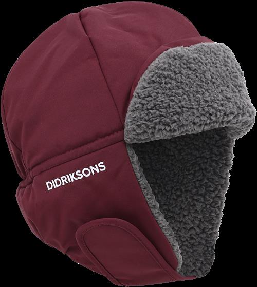 Didriksons Biggles 6 Vinterhue Anemon Red  Anemon Red-50 cm  Rød  50 cm  Unisex
