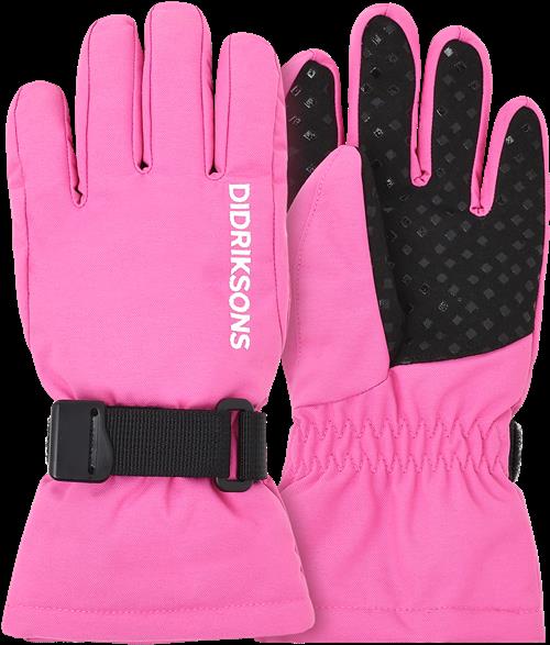 Didriksons Biggles 3 Handsker Sweet Pink  Sweet pink-8-10 Y  Lyserød  8-10 år  kvinde