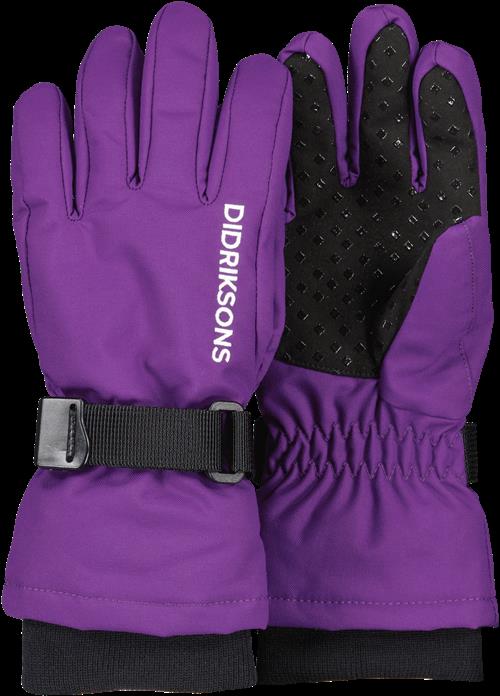 Didriksons Biggles 3 Handsker Royal Purple  Royal Purple-8-10 Y  Lilla  8-10 år  kvinde