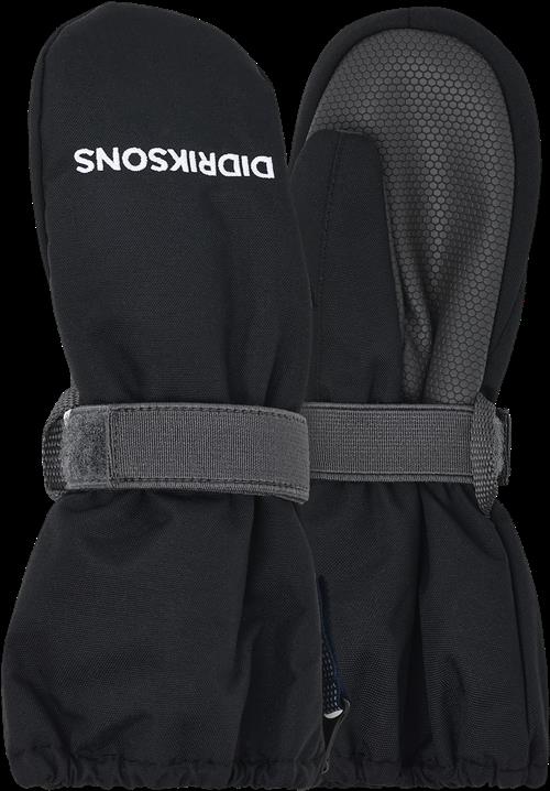 Didriksons Biggles 8 Luffer Med Lynlås Black  Black-2-4 Y  Sort  2-4 år  Unisex