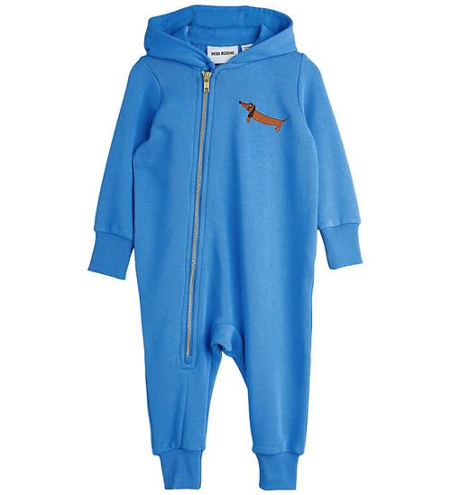 Mini Rodini Heldragt - Dog - Baby Onesie - Blå
