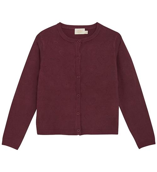 Creamie Cardigan - Pointelle - Vineyard Wine