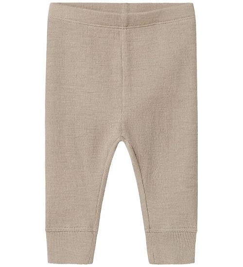 Name It Leggings - Uld/Silke - Rib - NbmWossa - Satellite