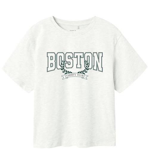 Name It T-shirt - NkfNulsa - Cloud Dancer m. Print