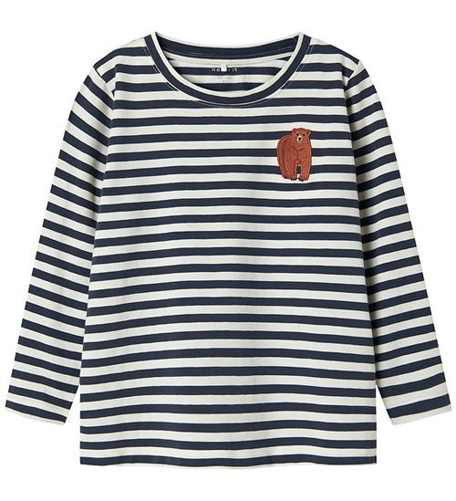 Name It Bluse - NmmNitu - Mood Indigo m. Striber