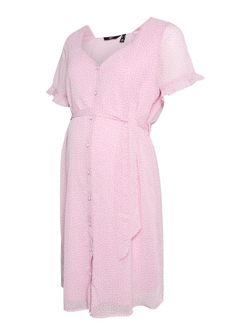Vero Moda Maternity Sommerkjole 'VMMCaro'  lys pink / hvid