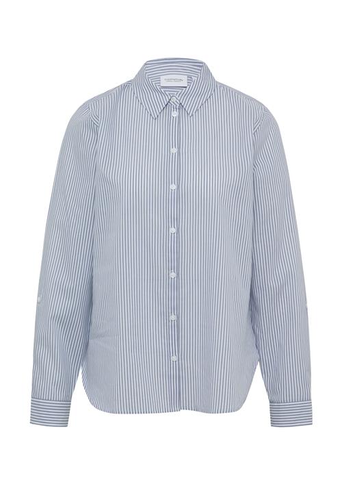 comma casual identity Bluse  safir / hvid