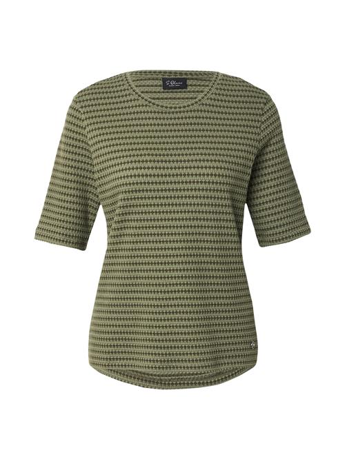 s.Oliver BLACK LABEL Shirts  grøn / oliven