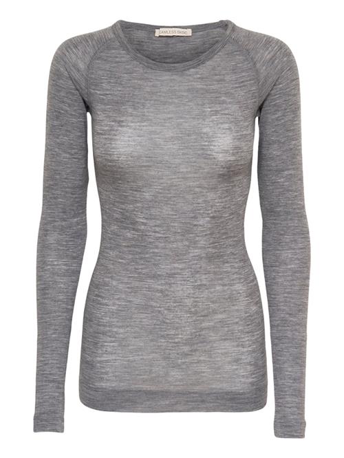 Seamless Basic Shirts 'Jade'  lysegrå