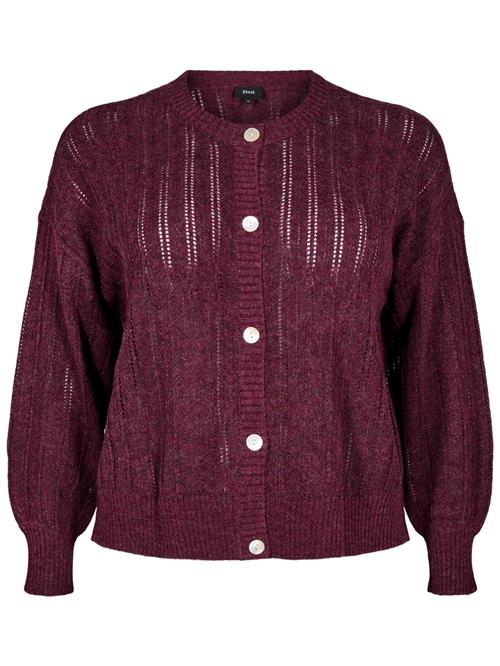 Zizzi Cardigan 'Innie'  bordeaux