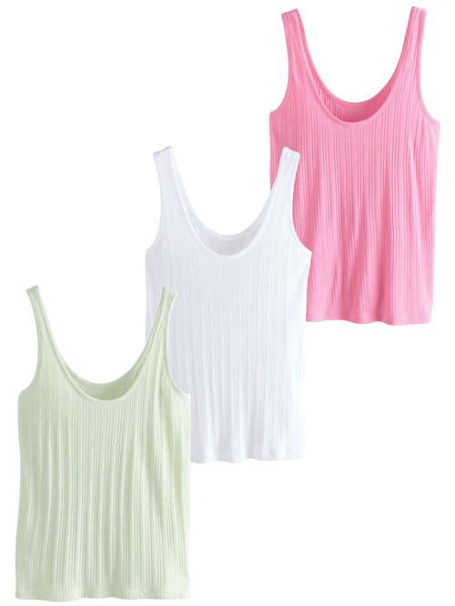 Next Overdel  lysegrøn / lys pink / hvid