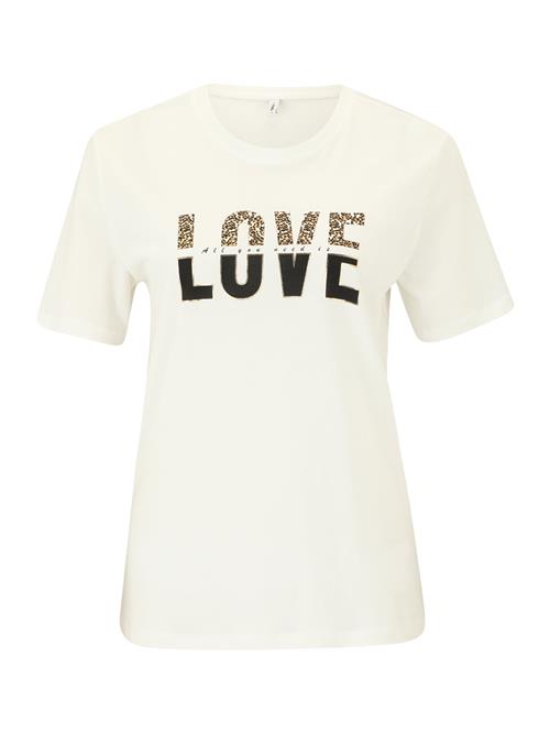 Only Tall Shirts 'ONLTANYA'  beige / guld / sort / hvid