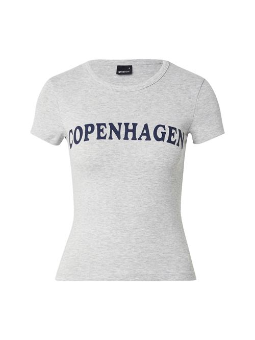 Gina Tricot Shirts  mørkeblå / grå-meleret