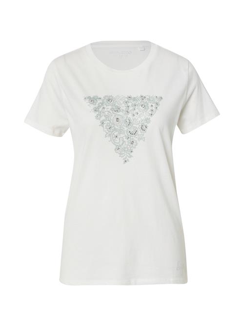 GUESS Shirts 'FAUX'  pastelgrøn / hvid
