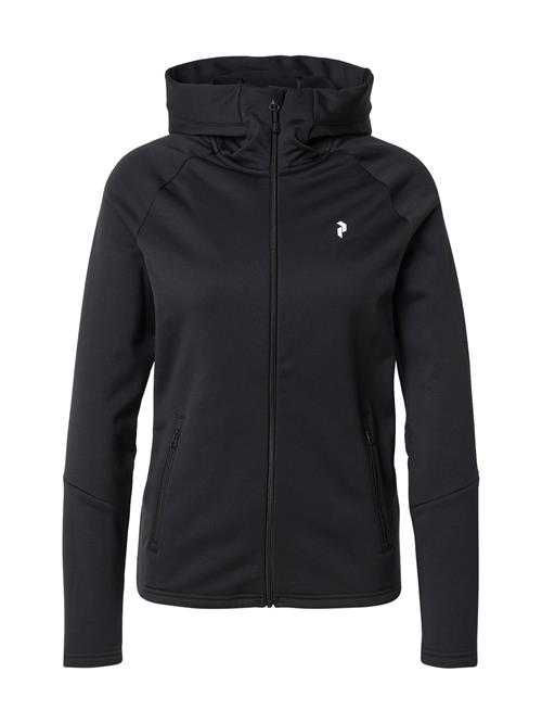 PEAK PERFORMANCE Sportssweatjakke 'Essentials'  sort