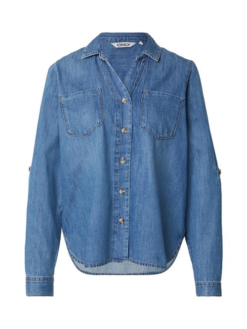 ONLY Bluse 'ONLYASMIN'  blue denim