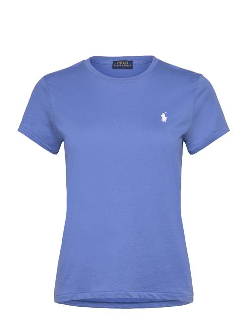 Cotton Jersey Crewneck Tee Polo Ralph Lauren Blue