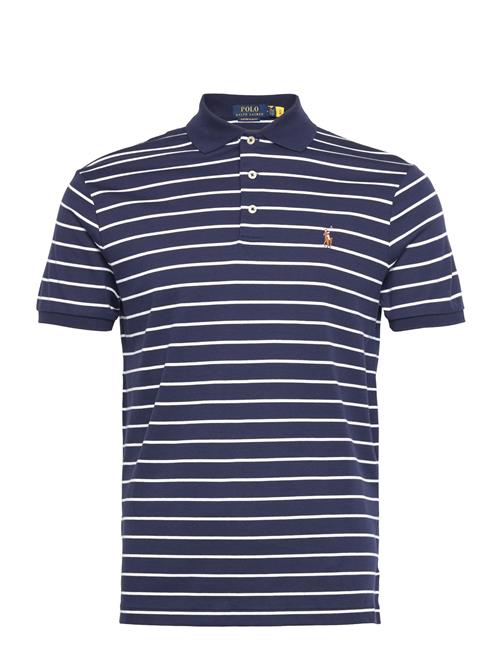 Custom Slim Fit Soft Cotton Polo Shirt Polo Ralph Lauren Navy