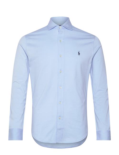Jersey Spread-Collar Shirt Polo Ralph Lauren Blue