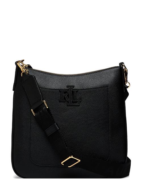 Pebbled Leather Large Cameryn Crossbody Lauren Ralph Lauren Black