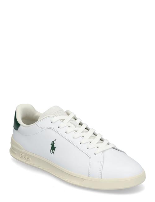 Heritage Court Ii Nappa Leather Sneaker Polo Ralph Lauren White